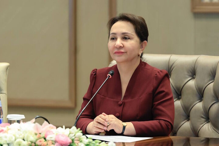    Танзила Нарбаева   
источник фото: пресс-служба Сената Олий Мажлиса (Парламента) Узбекистана.