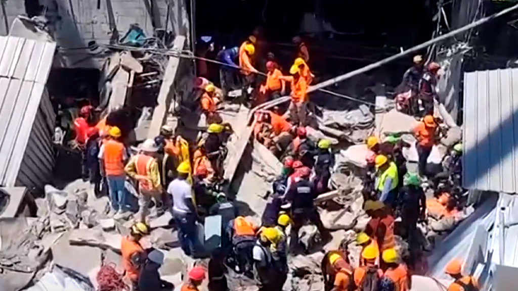    Скриншот видео полиции Доминиканы из соцсетей