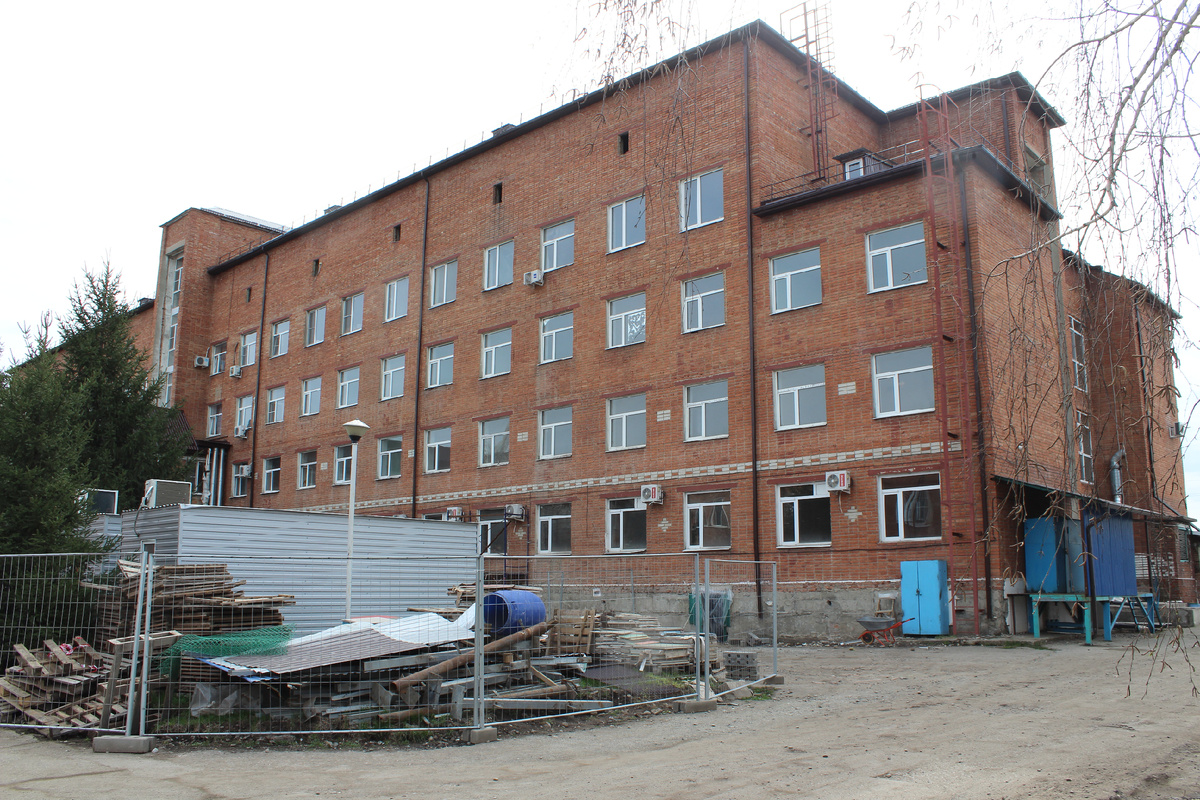 В ЦРБ идёт капитальный ремонт.