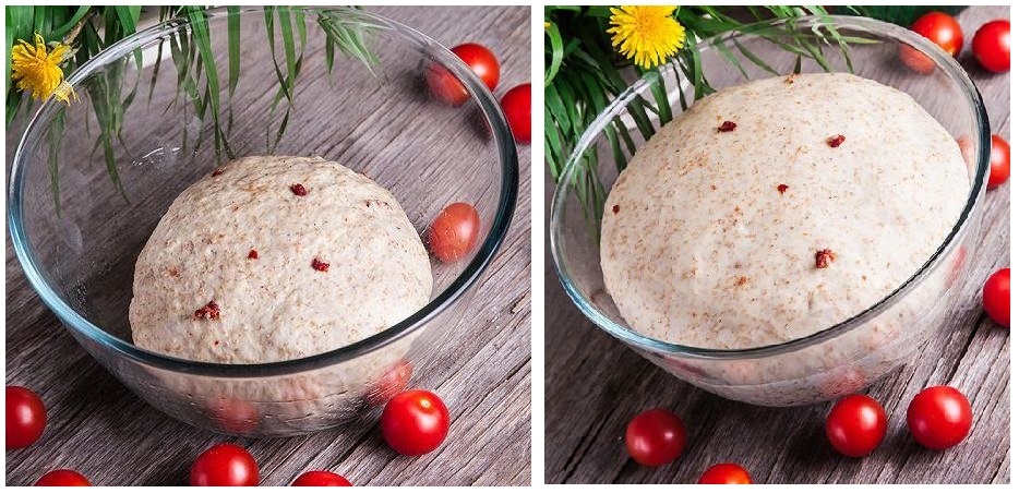 Замешиваем тесто