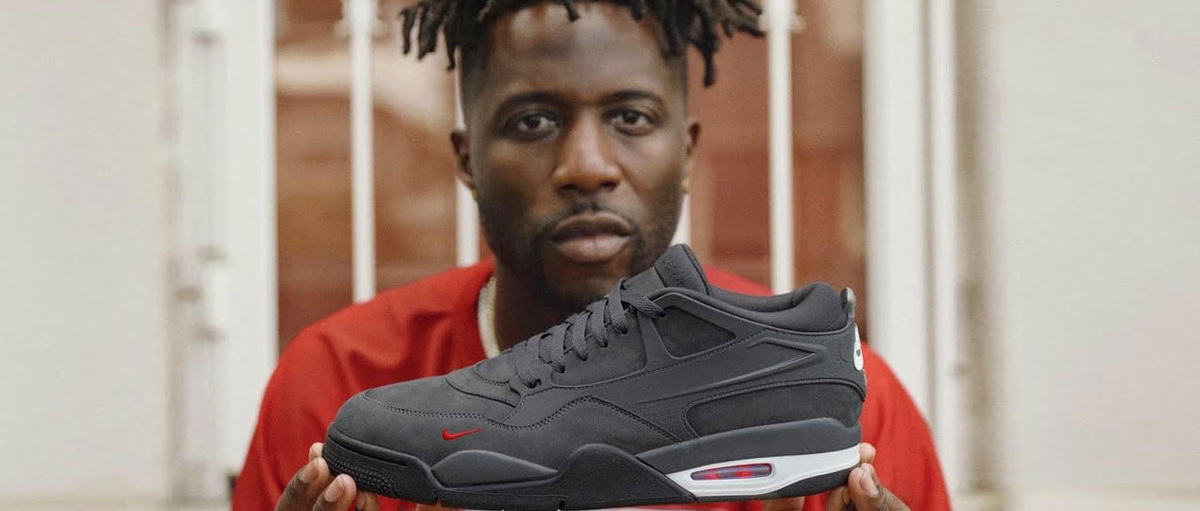 *Найджел Сильвестр и Jordan 4 RM Driveway Grey. Н.Сильвестр -Американский профессиональный спортсмен BMX; Он наиболее известен своими прогрессивными навыками езды на велосипеде, а также своим цифровым контентом