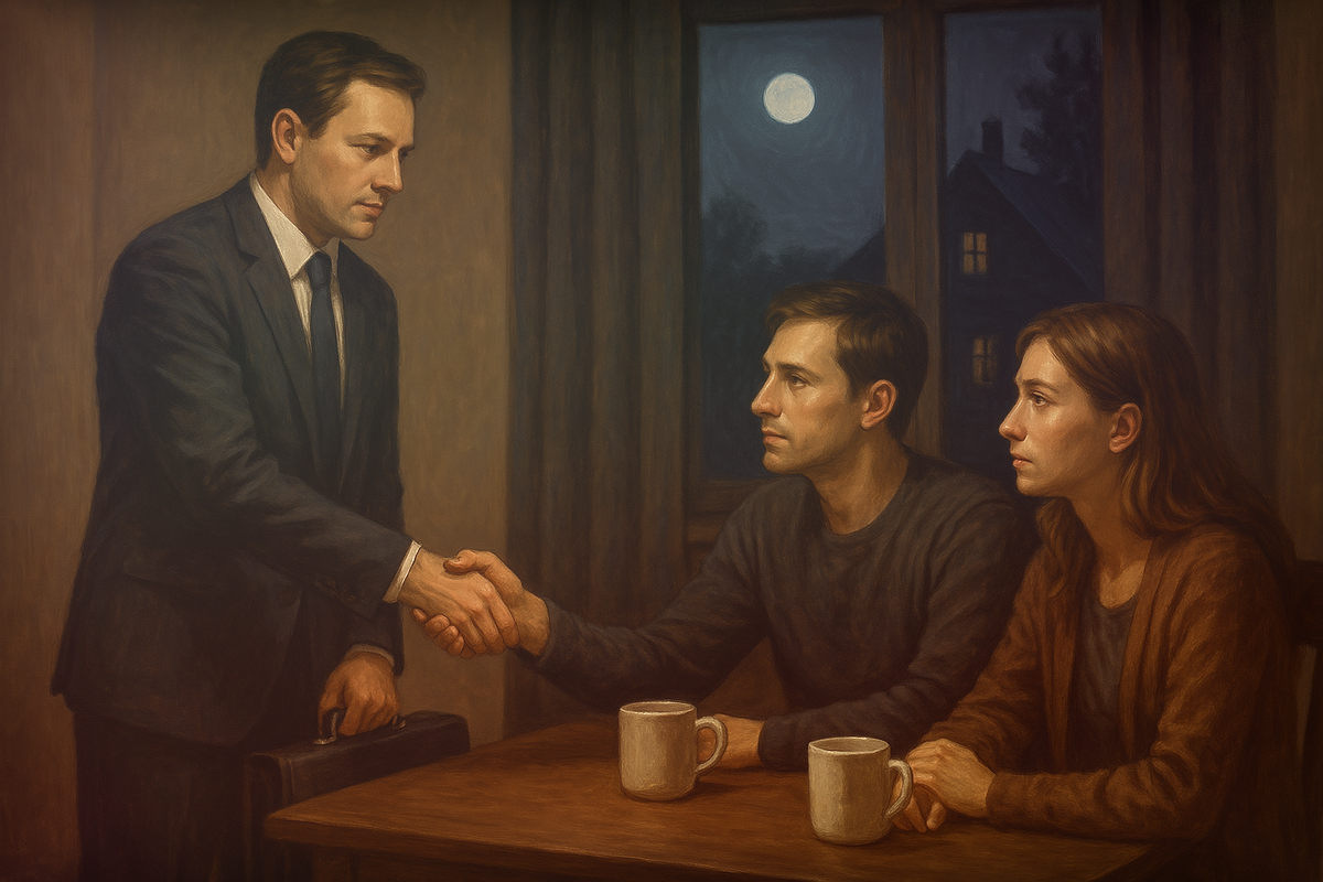 Адвокат Сергей Иванович приехал к Бобровым