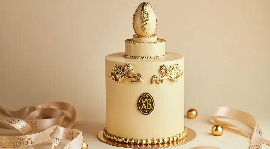   Кулич в белом шоколаде, кондитерская «Кафе Пушкинъ» (предоставлено пресс-службой ресторана)