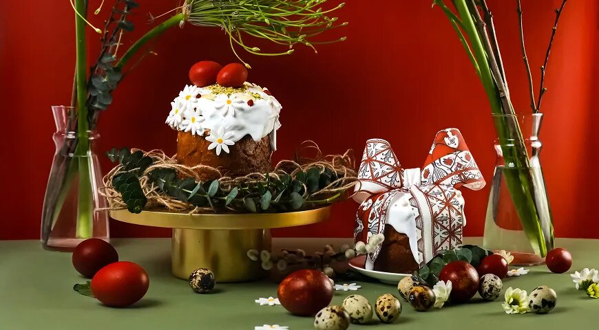   Пасхальные куличи, ресторан «Воронеж» (фото предоставлено пресс-службой ресторана)