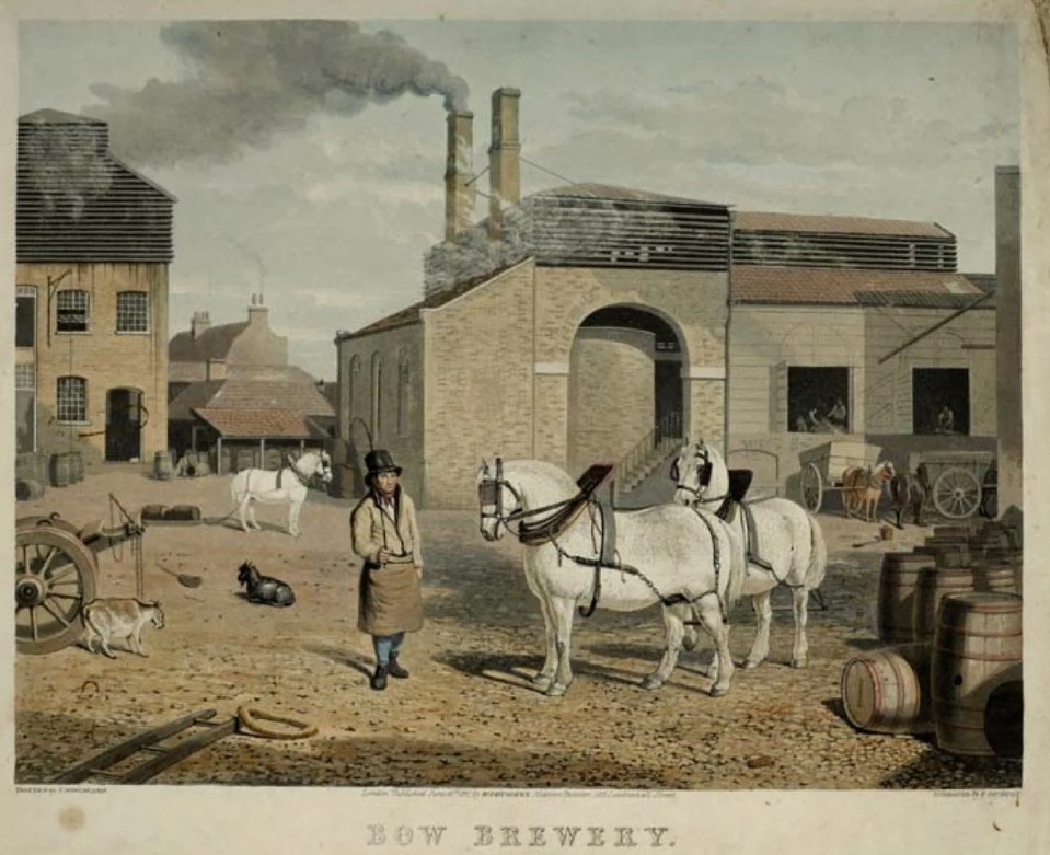 Bow Brewery в 1827 (Википедия)