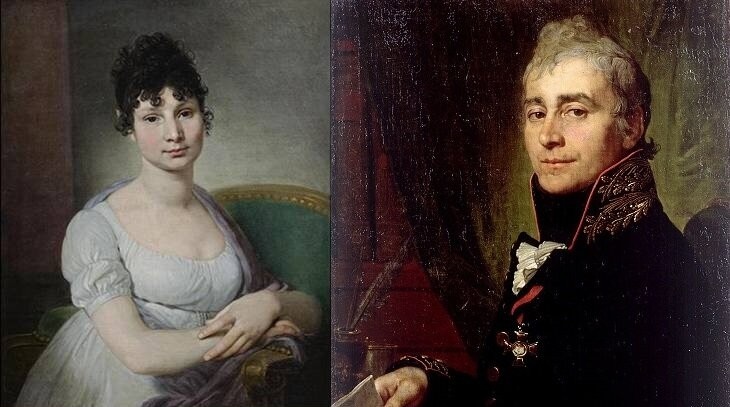 Прасковья Михайловна и Александр Федосеевич Бестужевы. Коллаж Архивариуса Кота
