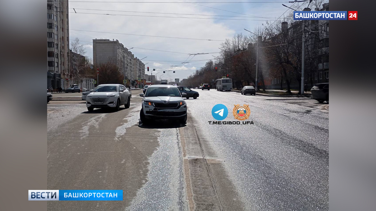    В Уфе в результате столкновения двух машин пострадал подросток