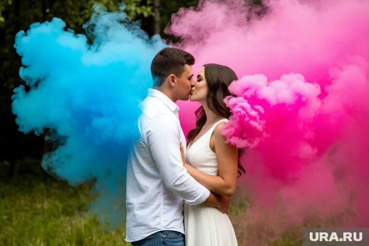 В парке «Ягом» запретили гендер-пати с использование цветного огнетушителя или дыма. Фото: Создано в Шедеврум © URA.RU