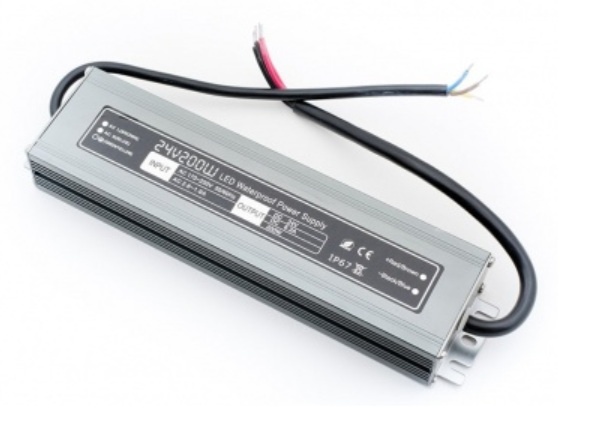 Блок питания в алюминиевом герметичном корпусе