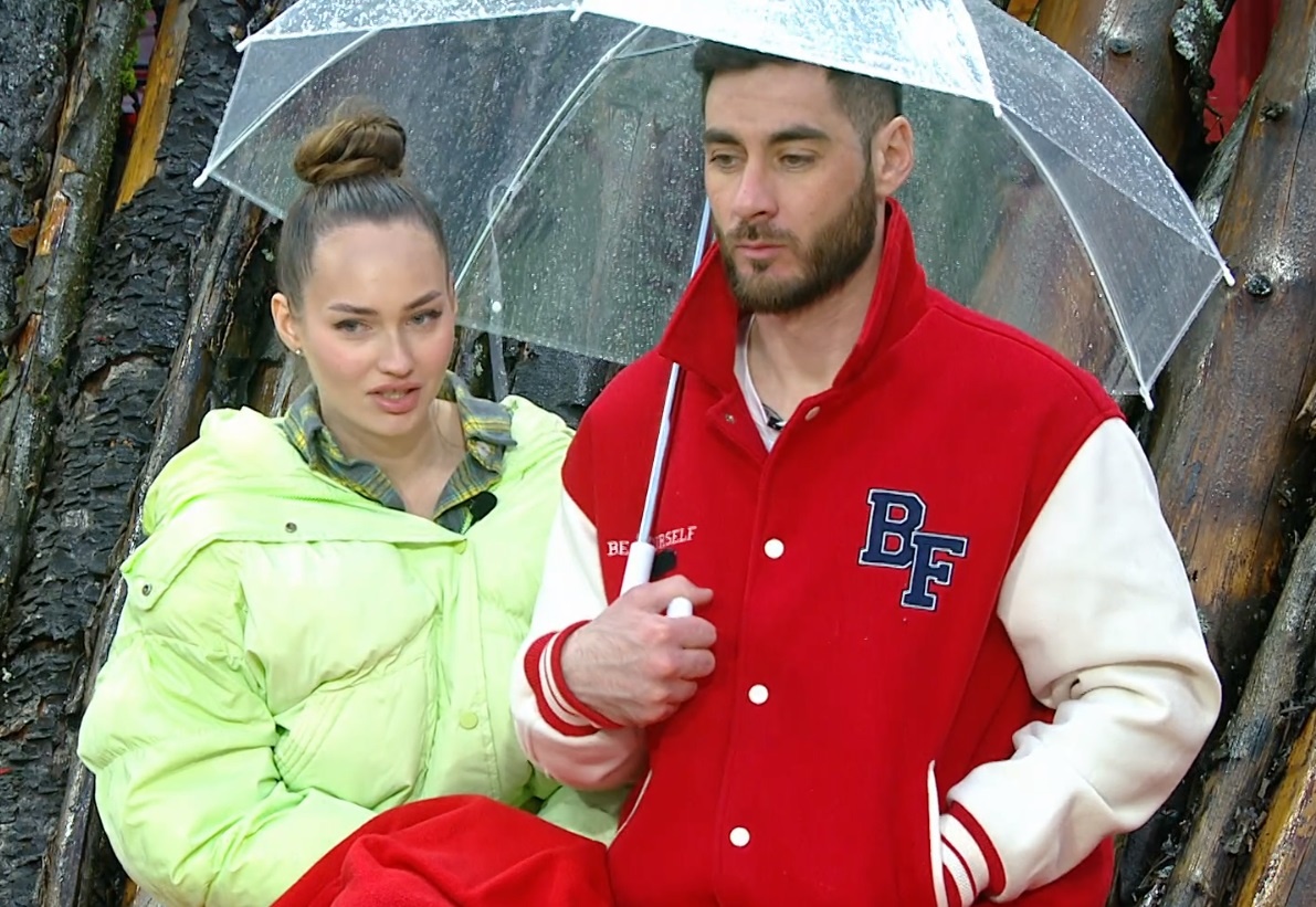 Тигран и Вика Салибековы (фото из эфира на «Okko»)