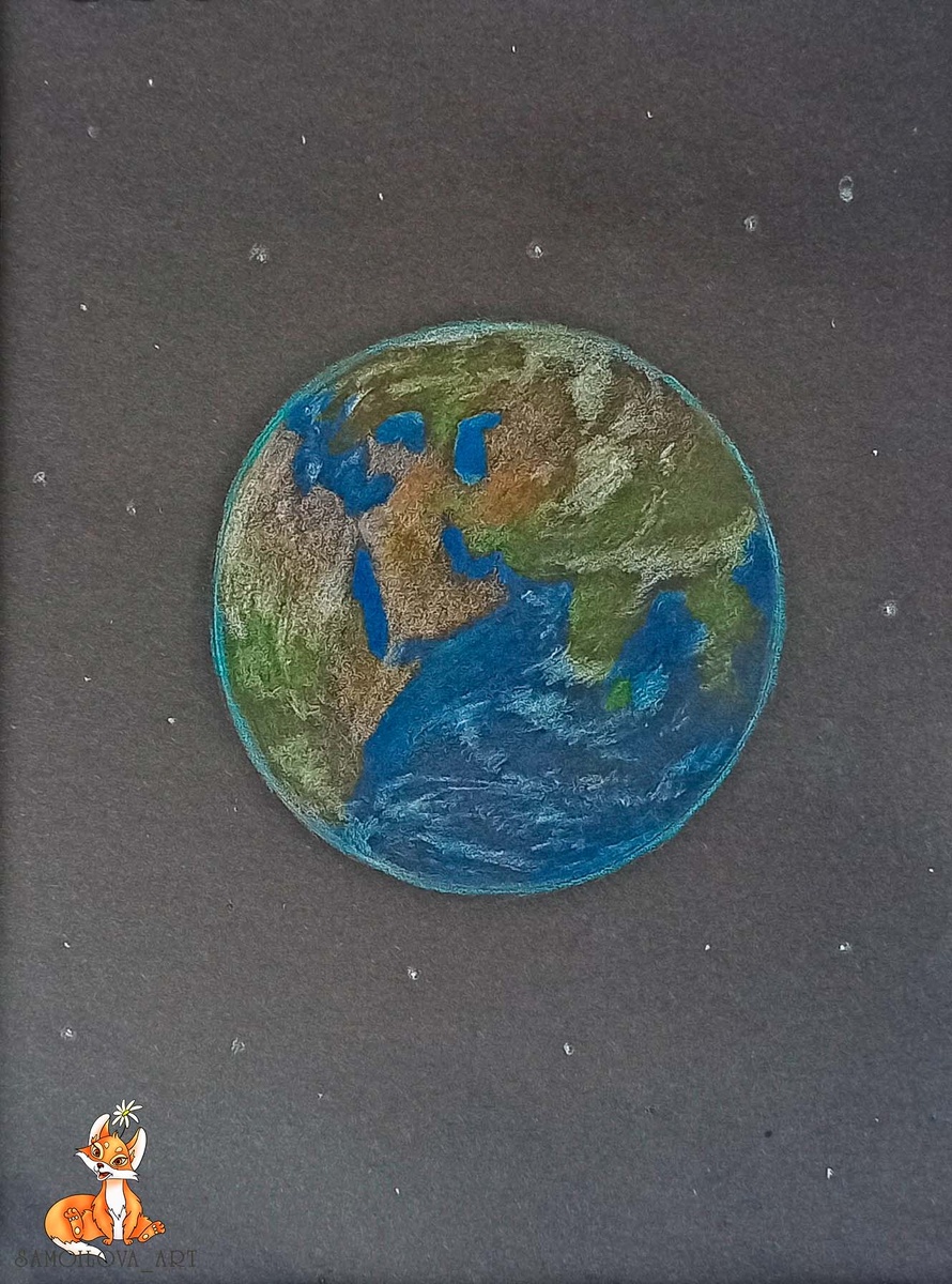 Первая работа в скетчбуке