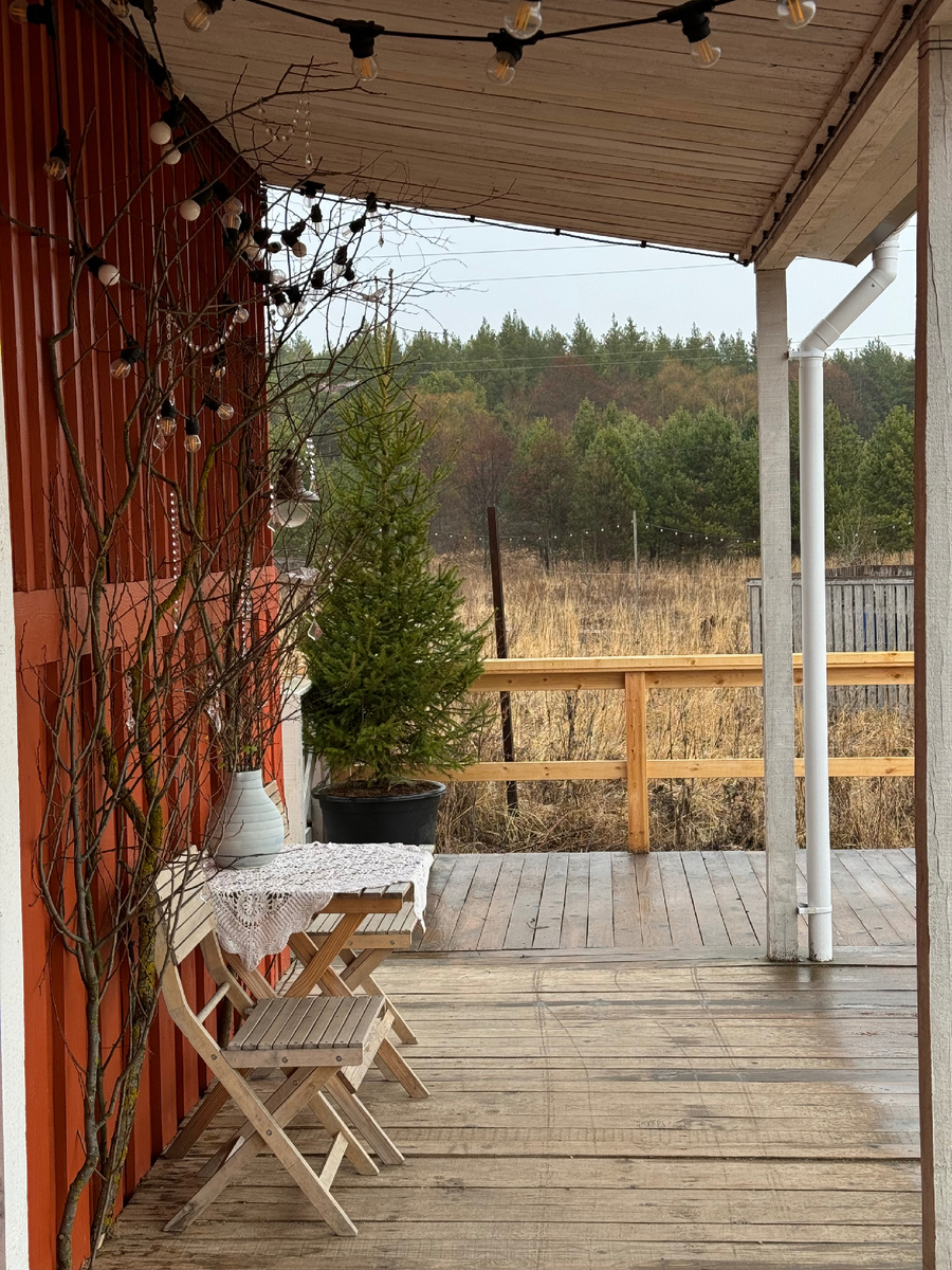 Сельский ресторан при въезде на территорию глэмпинга