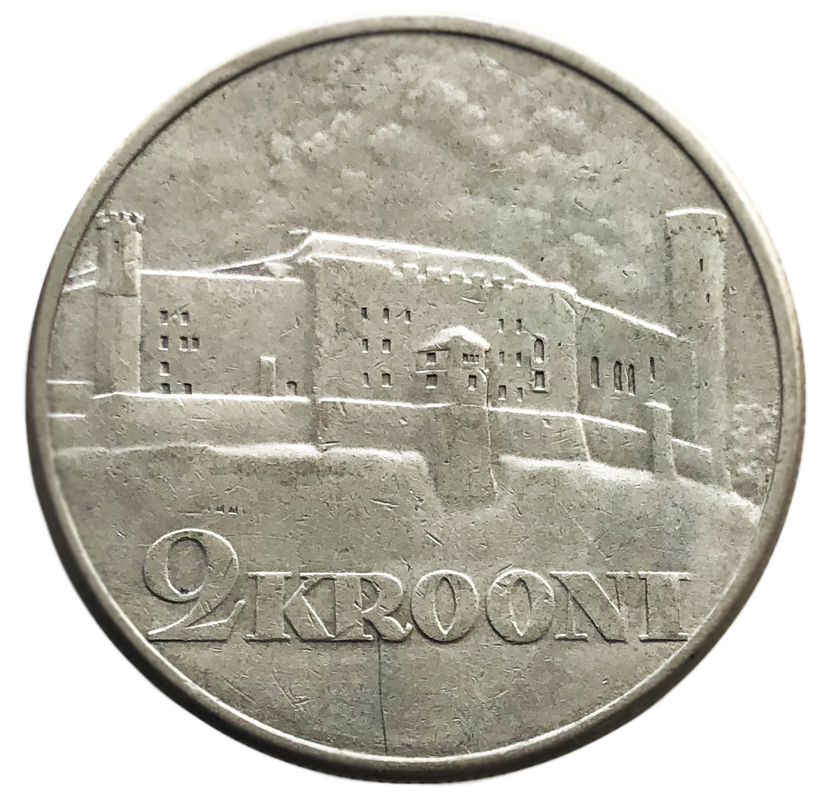 Эстония 2 кроны 1930. Таллинский форт. Фото автора. 