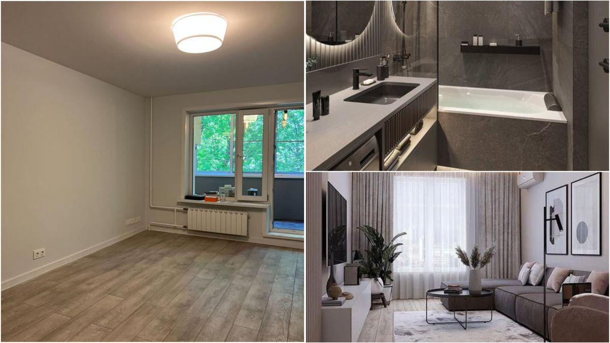 После ремонта всегда видно, когда пытались скрыть деффекты без решения проблем, а когда провели комплексную работу, и жильё будет долго закрывать потребности хозяев.