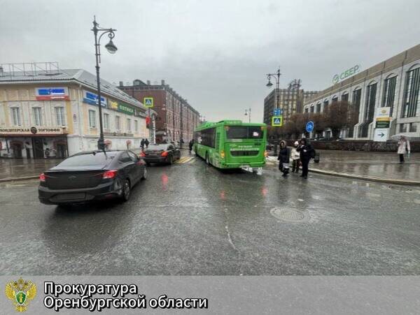    В Оренбурге будут судить водителя автобуса, сбившего женщину-пешехода в марте