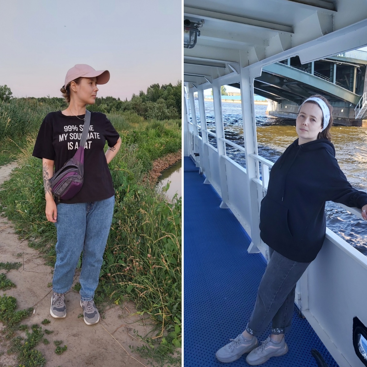 Ваш автор в размере М и в размере XL