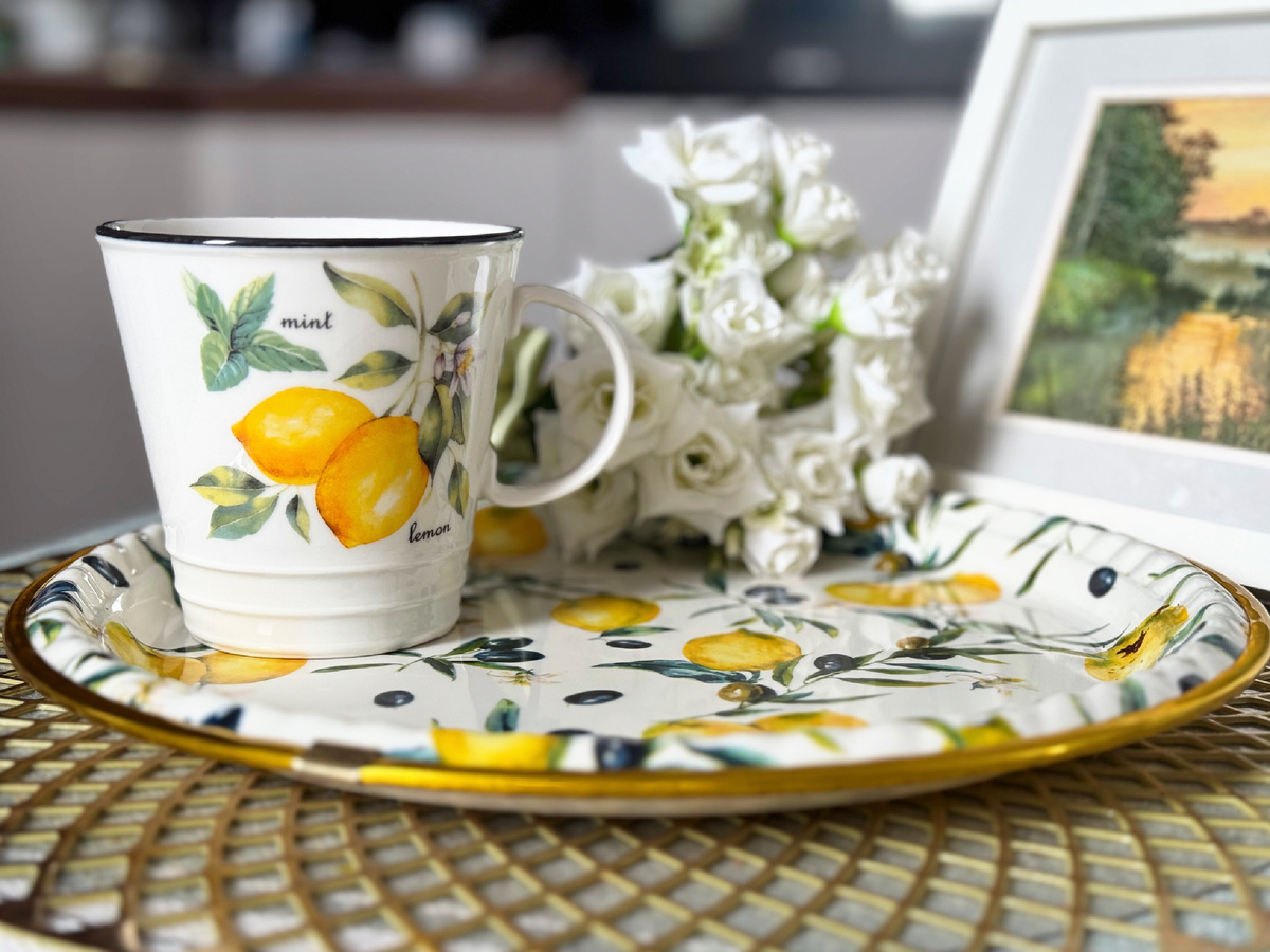 Сегодняшнее чаепитие))) ☕️ 🍋 