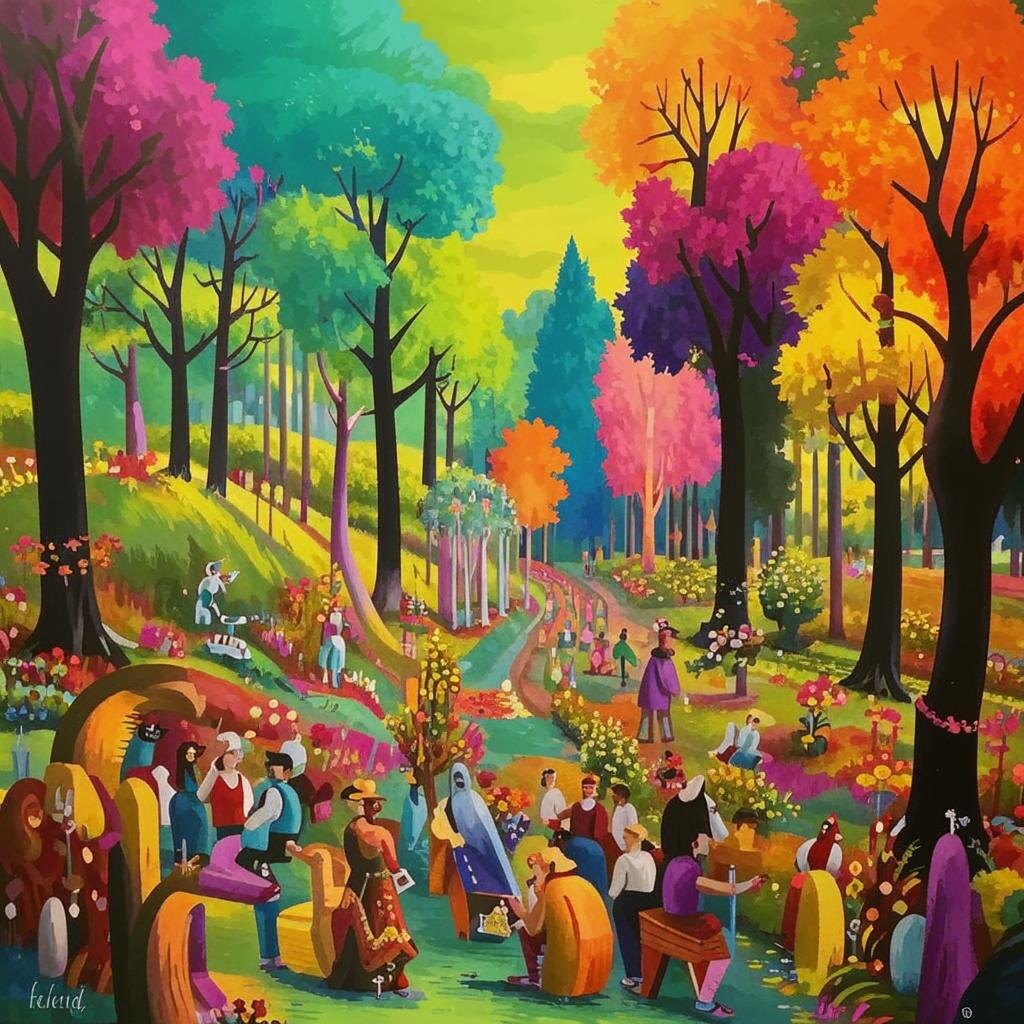 «Светик и Неделя Искусств: Волшебство Творчества в Лесу»