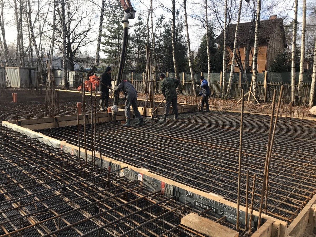 Плитный фундамент в Королеве. МО