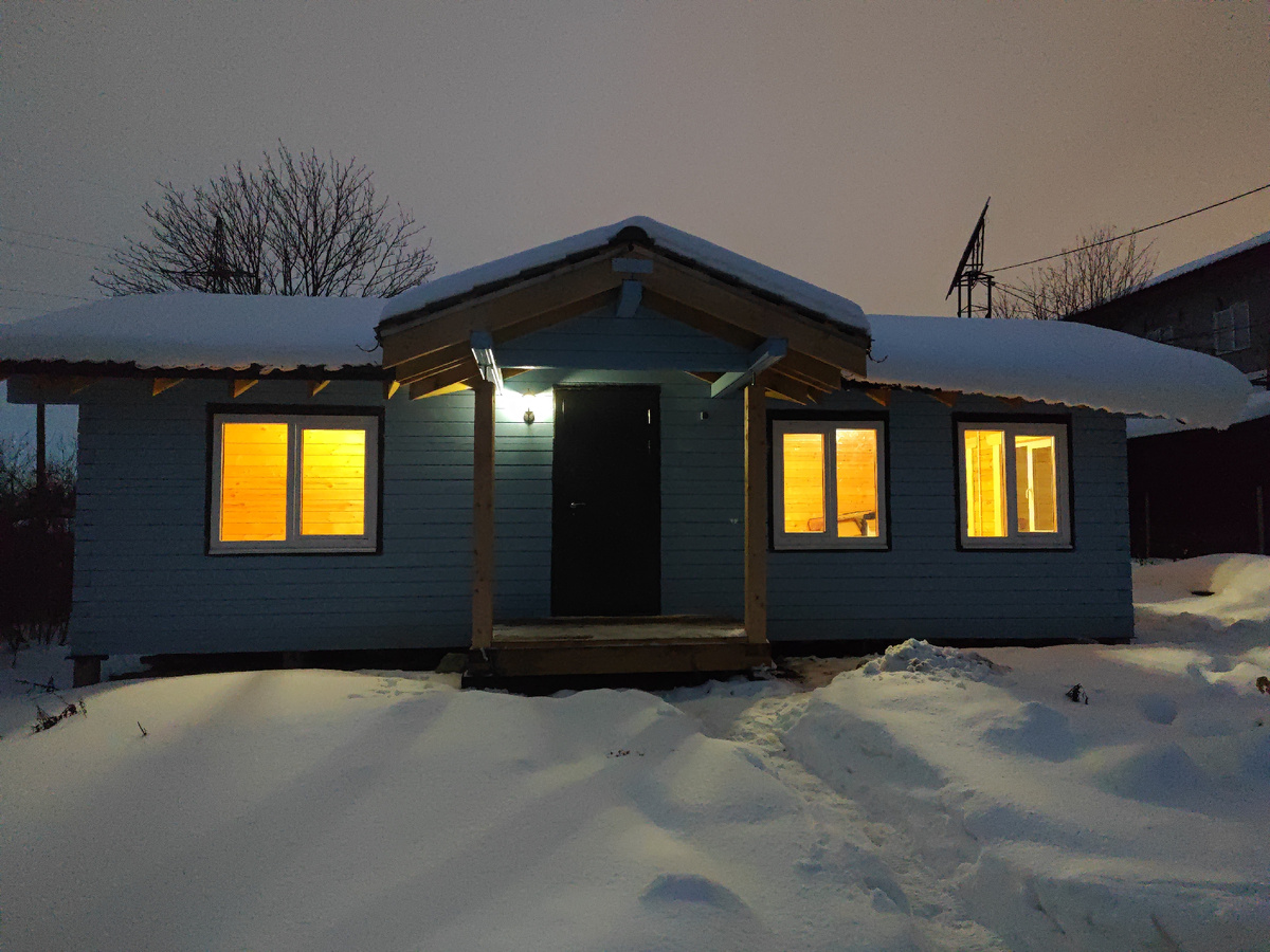 После нашей работы в доме становится светло и уютно