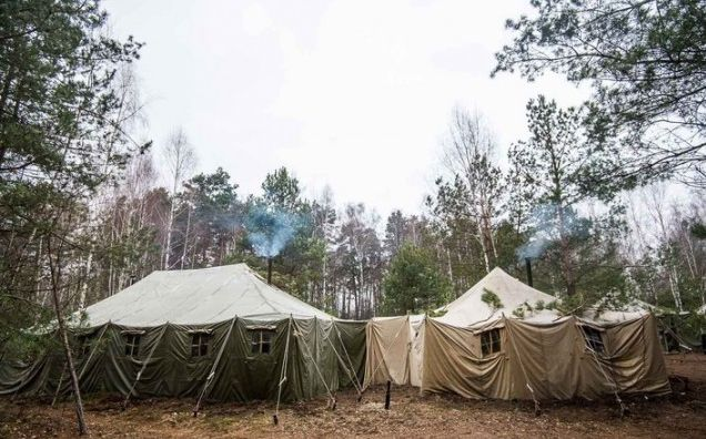 Полкевой лагерь. Из свободных источников.