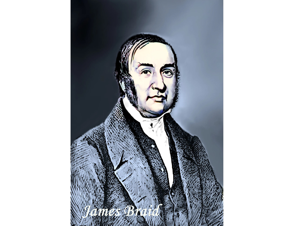 Джеймс Брейд (64 года, 1795–1860) — шотландский врач, один из исследователей гипнотизма.