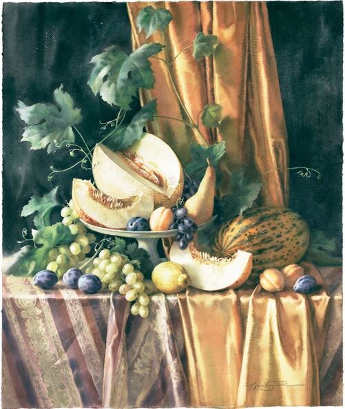 Елена Базанова. «Золото августа. Дыня.» , 2024.  