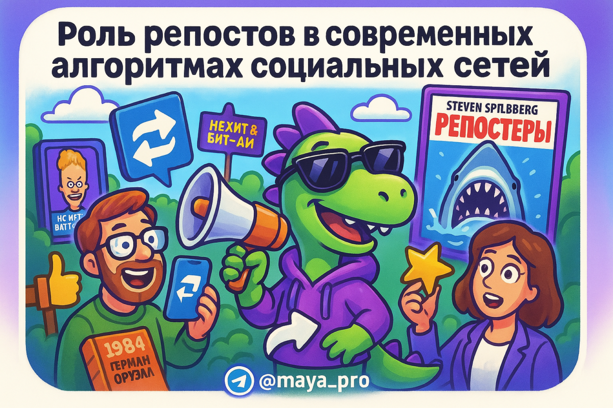    Репосты в соцсетях: как сделать так, чтобы ваш контент взорвал алгоритмы и поднял охват до небес Артур Хорошев