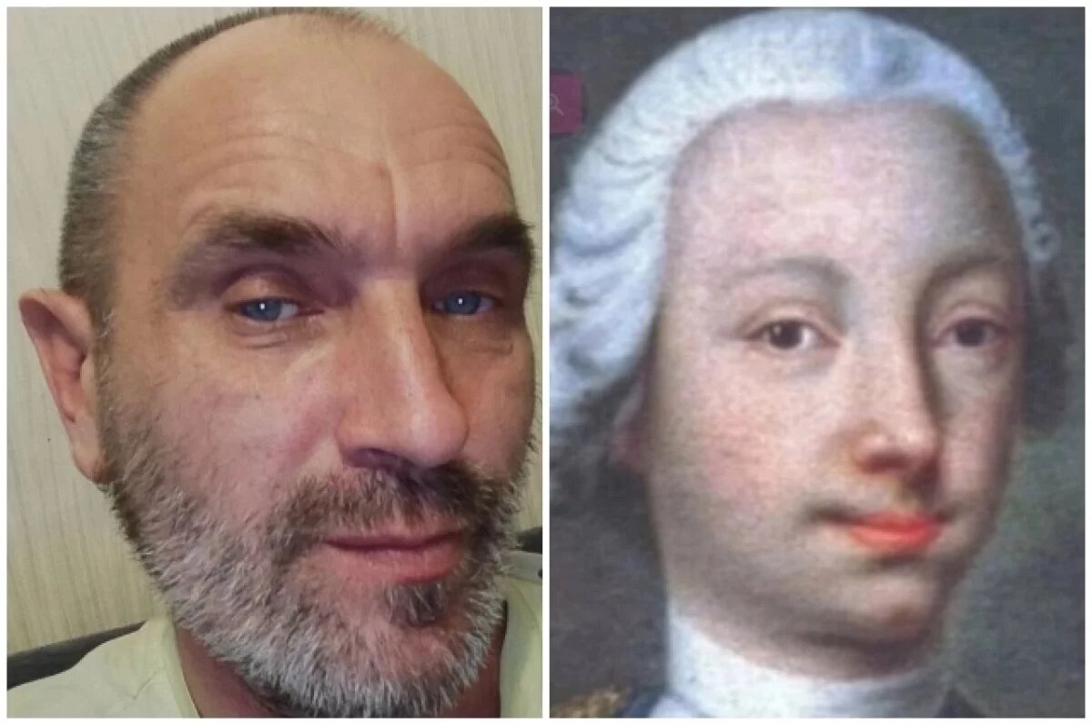    Вячеслав Трофимов и основатель династии Ольденбург-Романовых Петр 3.