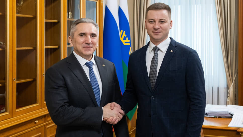 Александр Моор и Виктор Квасов.📷Фото: канал губернатора Тюменской области Александра Моора в Telegram