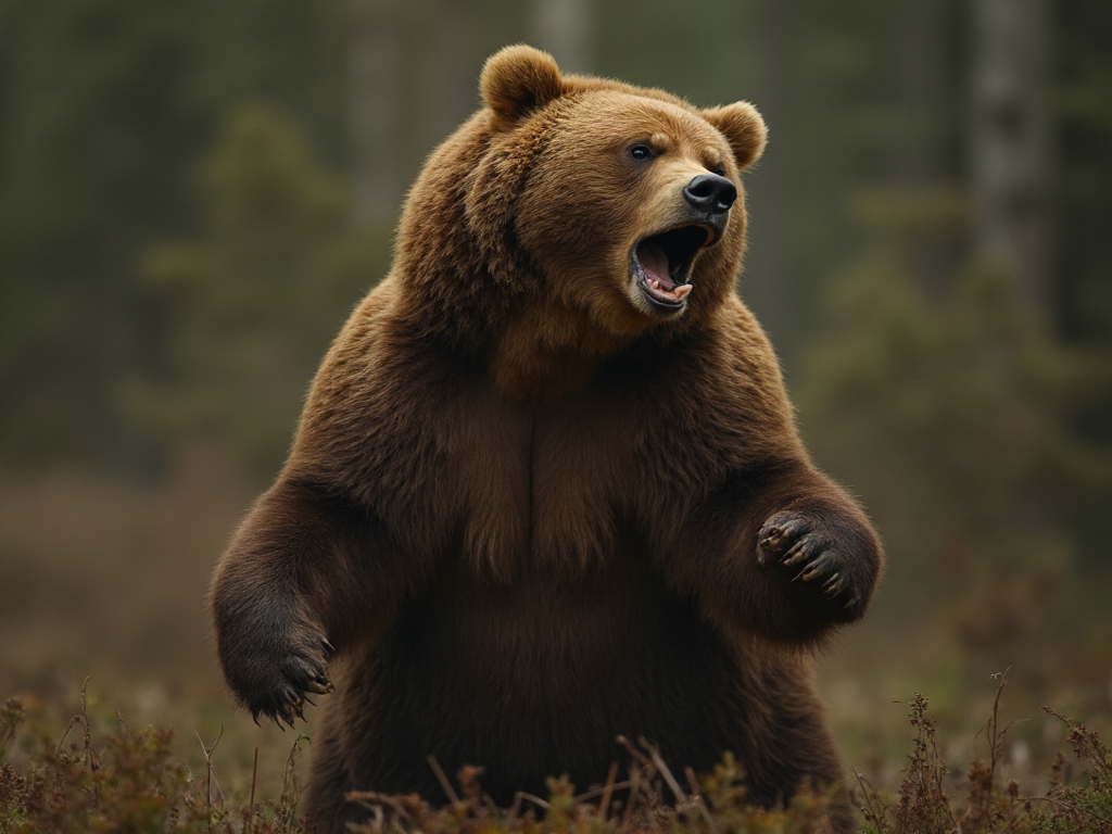 Опасные хищники Московской области. Картинка создана ИИ.