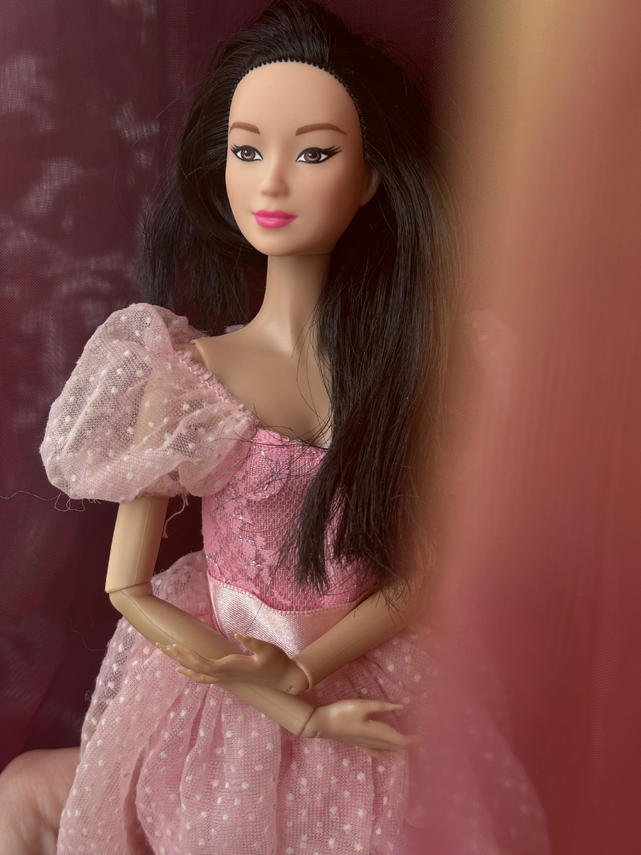 Барби виолончелистка на теле псевдо мизи 