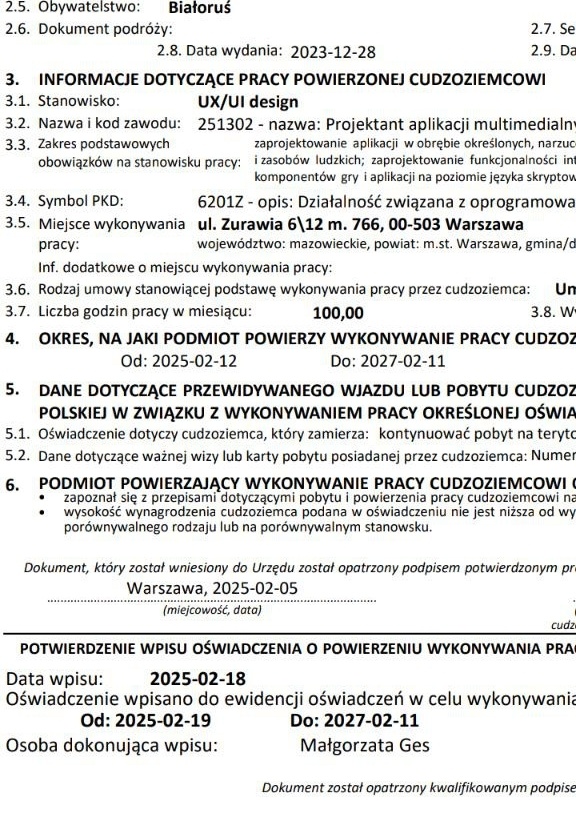 Обычное IT приглашение на работу в Польшу в 2025 году, но при этом организация оказывает помощь в открытии бизнеса по старт апу. Или это работа в start up? 