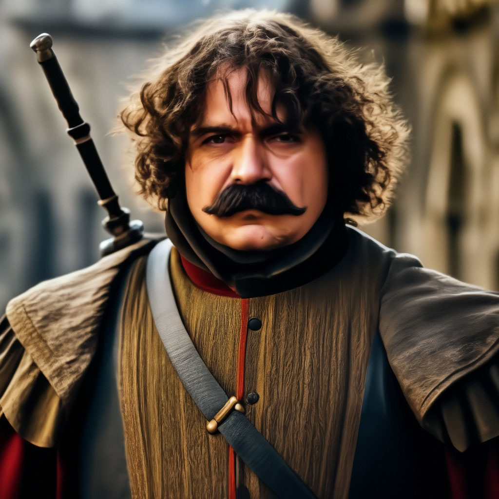 Барон Пампа. Должно быть, нарисовано нейросетью.