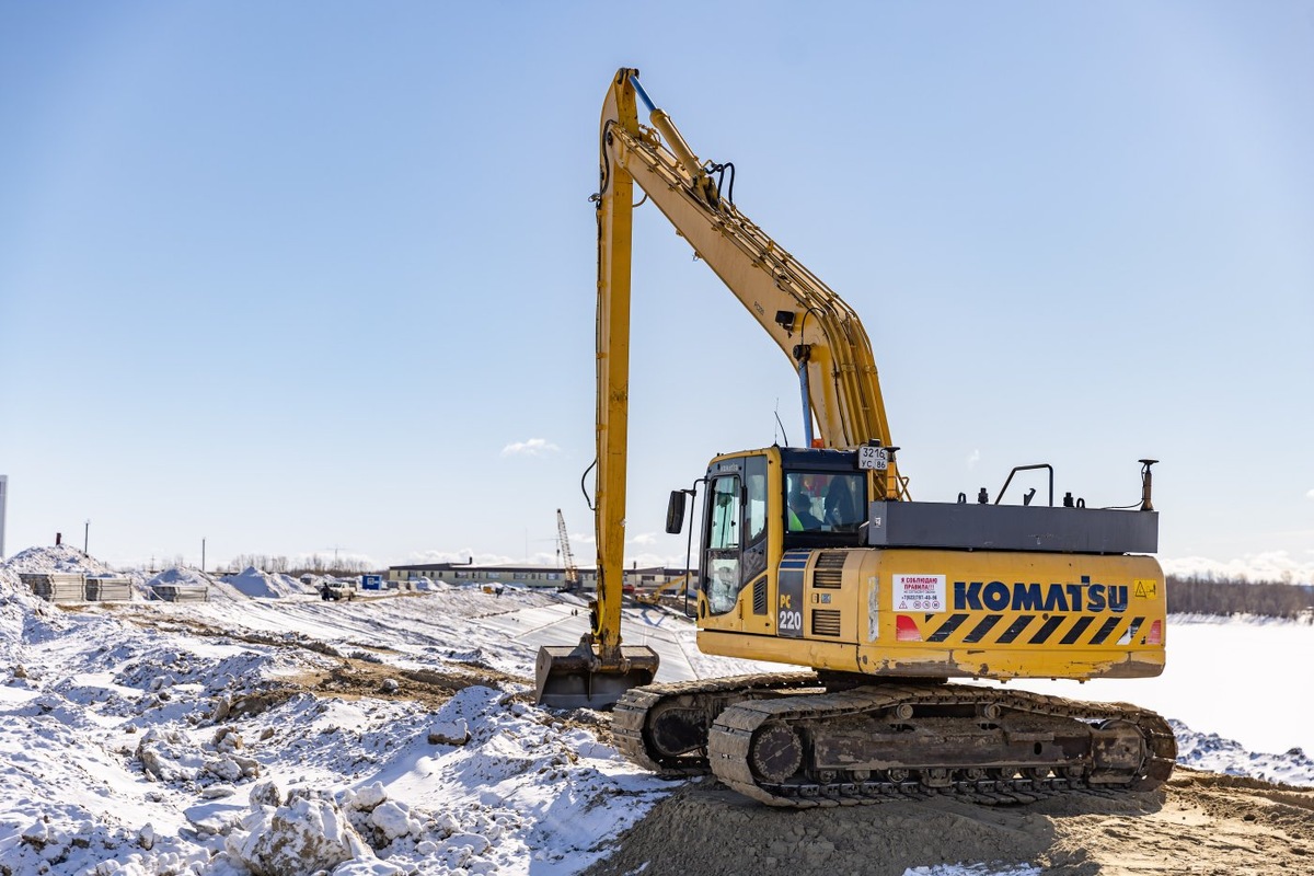    Новая набережная протяженностью более 1,5 км в Сургуте готова на 80 процентов