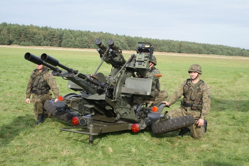 Рис. 1. Зенитный ракетно-артиллерийский комплекс ZUR-23-2KG Jodek-G. Фото: Łukasz Pacholski.\