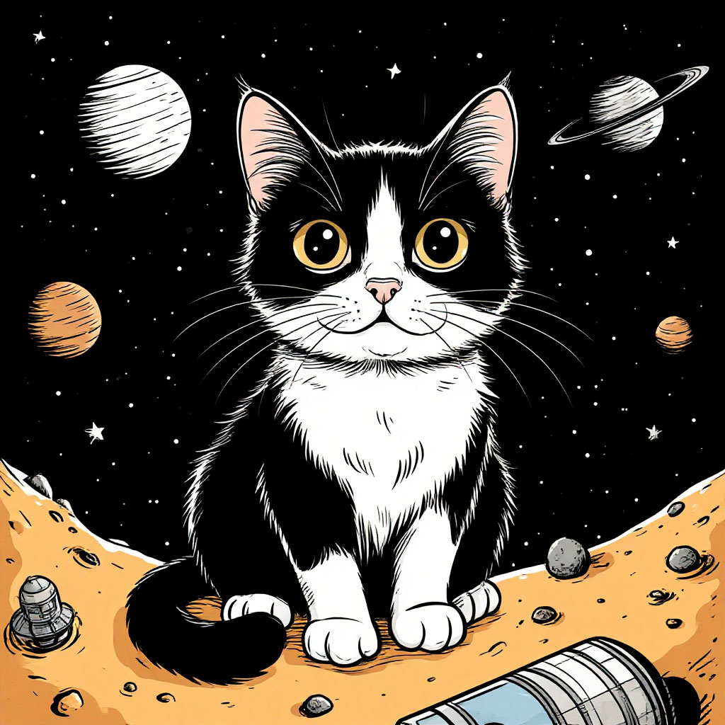 Кошка в космосе