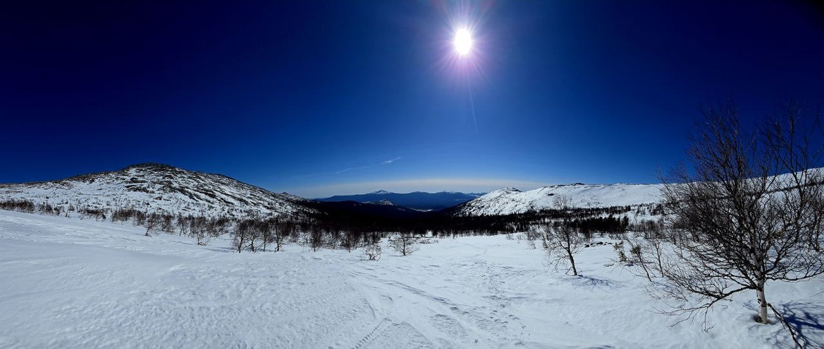 На подъеме к Конжаковскму камню