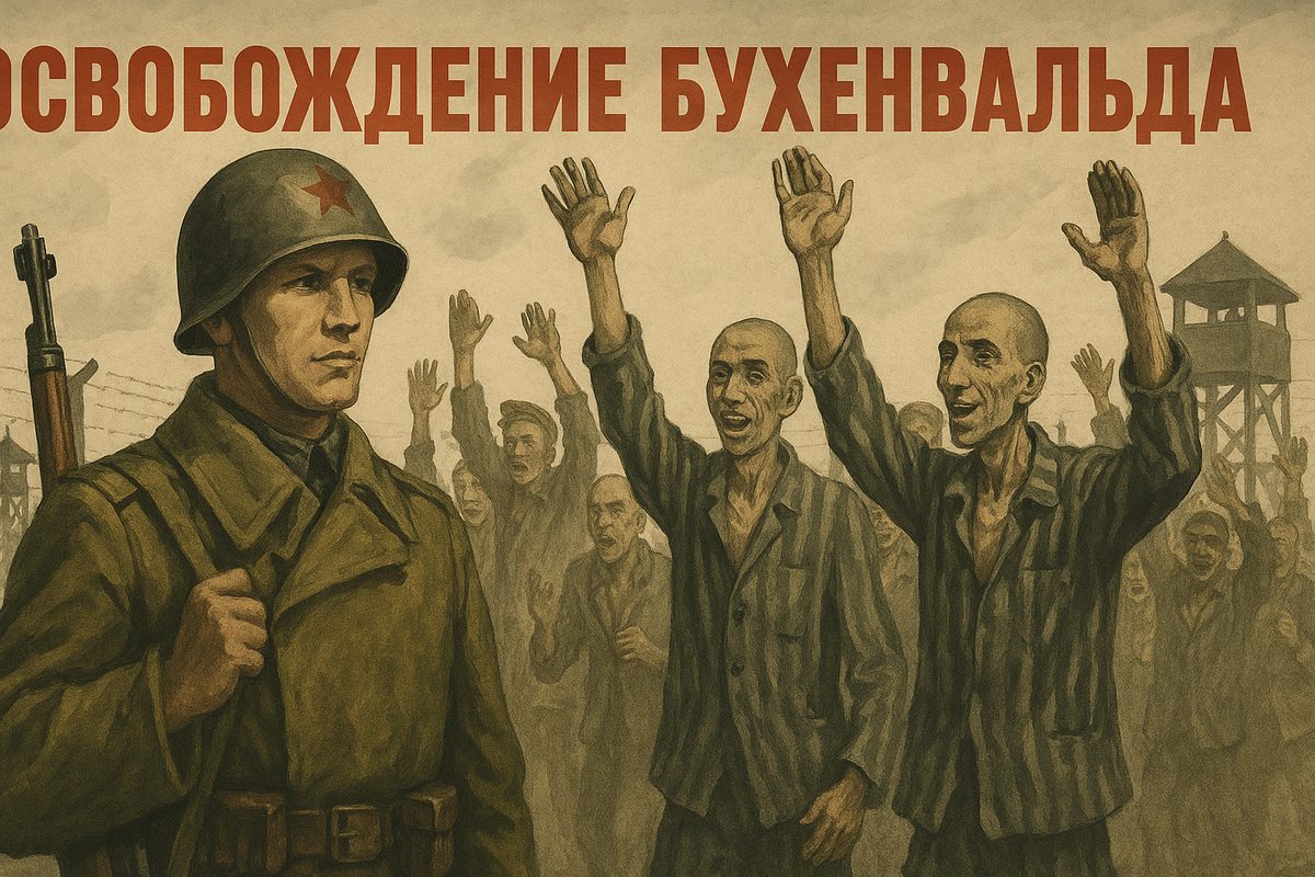 Освобождение бухенвальда 11 апреля 1945 год