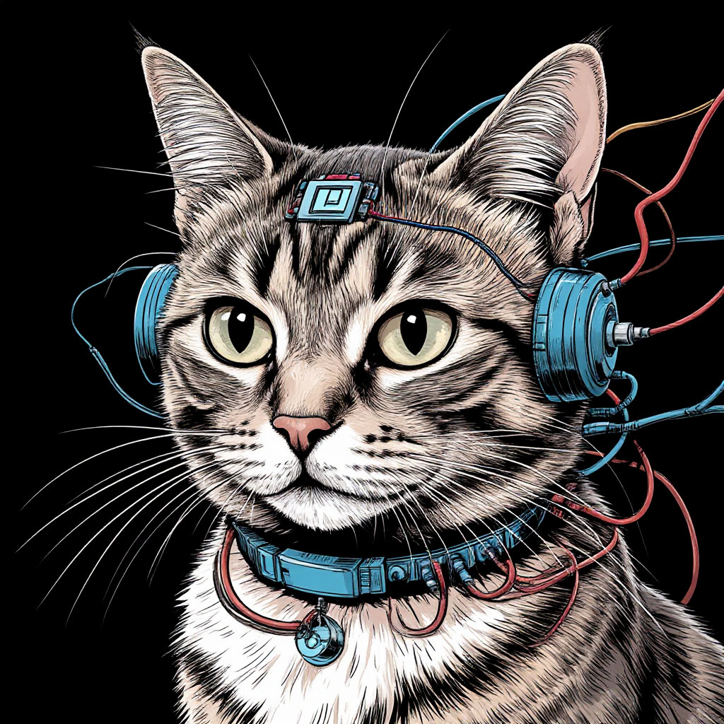 Кот киборг