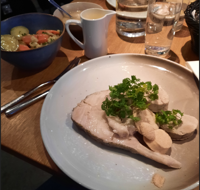 Рыбацкий обед - треска. Фото автора