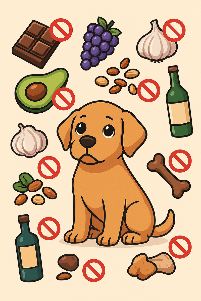 Запрещенные продукты для собак