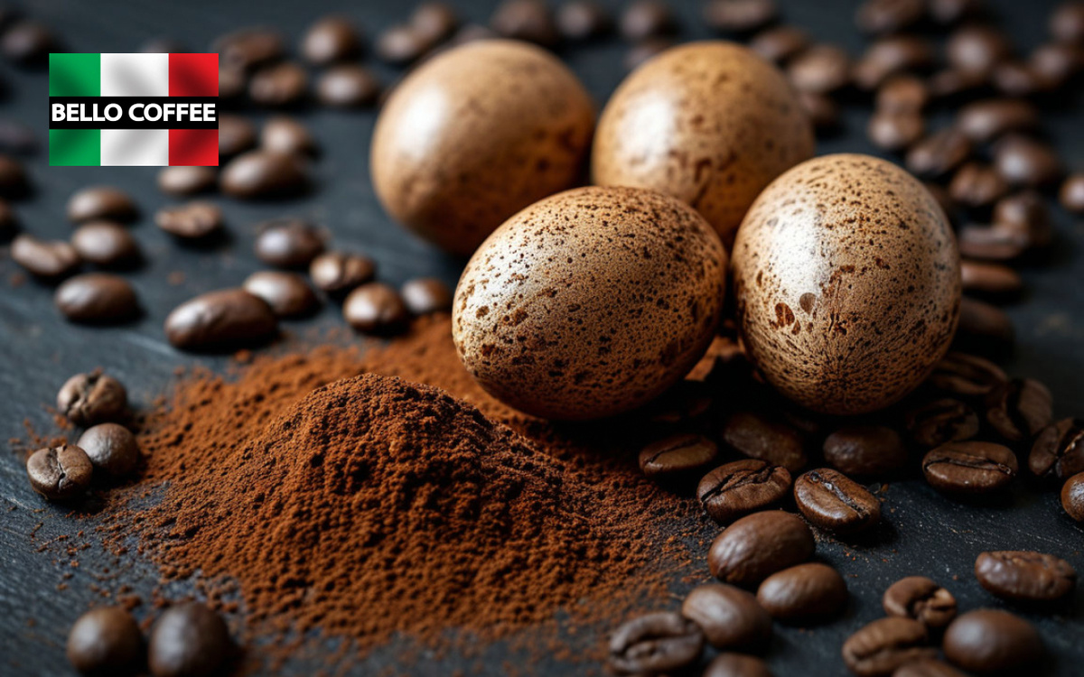 Окрашивание пасхальных яиц с помощью кофе – это натуральный и безопасный способ.