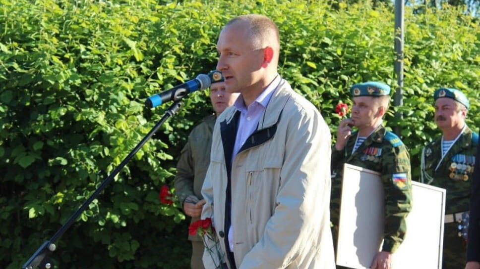 Сергей Тарасов 29 мая 2021-го во время Дня пограничника.📷Фото: пресс-служба удмуртского реготделения КПРФ