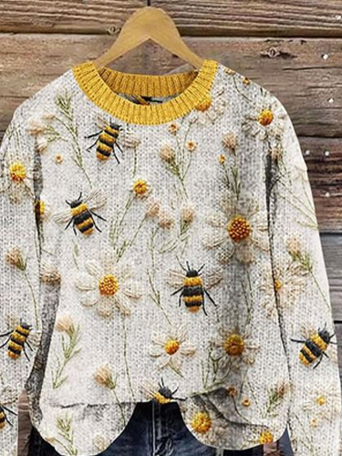 Роскошество из пчелок, ромашек и цветочков