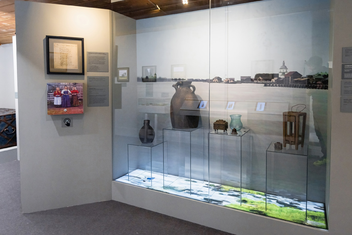 В крохинском зале выставки «Северная Атлантида. Возвращение красоты» в музее-заповеднике «Коломенское». Фото Антона Галкина