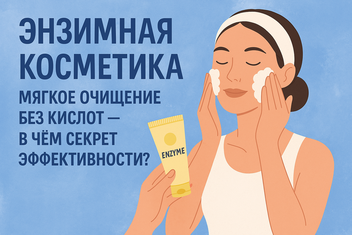 Энзимная косметика: мягкое очищение без кислот — в чём секрет эффективности?