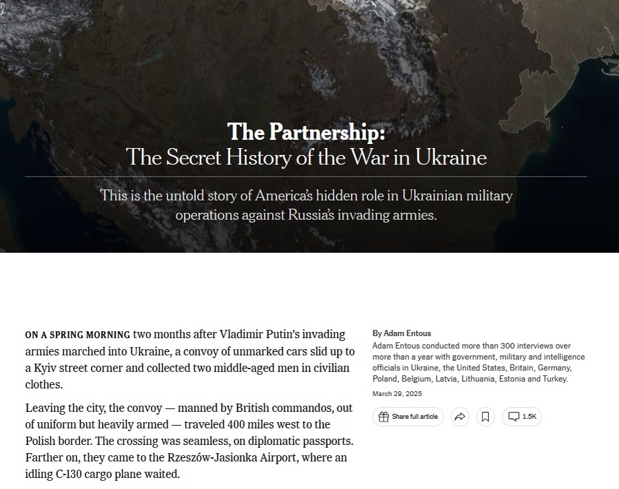    Фото: скриншот статьи NYT