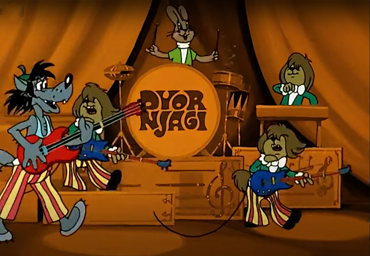 Кадр из 9-й серии мультфильма «Ну, погоди!»