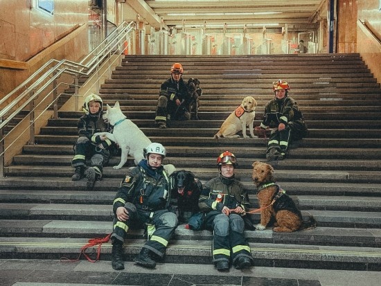   Фото: Ирина Астор - кинолог Пожарно-спасательного центра Москвы